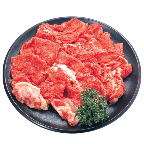 豪州産　牛肩切り落とし国産牛の脂入特大
