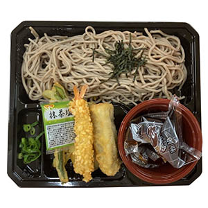 冷やしそば＆天ぷらセット