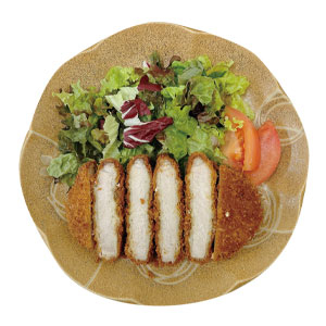 厚切り三元豚のロースかつ