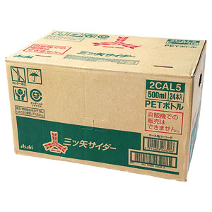 アサヒ　三ツ矢サイダー　５００ｍｌ箱
