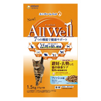 ユニ・チャーム　ＡｌｌＷｅｌｌ避妊去勢フィッシュ　１．５ｋｇ