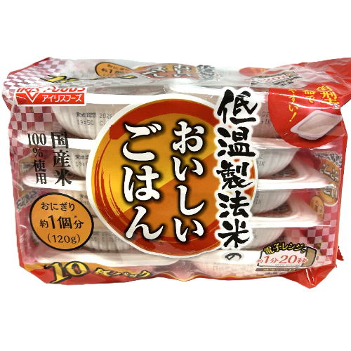 アイリス 国産低温製法米のおいしいごはん 10P