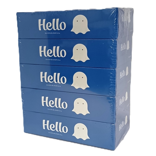 ユニバーサル　ハローボックスティッシュ１５０Ｗ５Ｐ