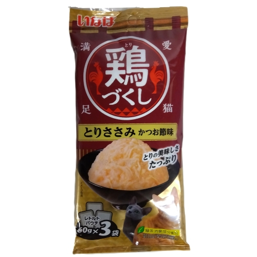 ＩＮ　鶏づくしとりささみかつお節味　６０ｇ&times;３