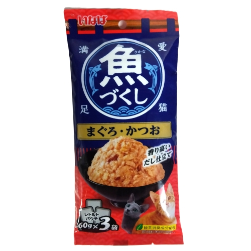 ＩＮ　魚づくしまぐろかつお　６０ｇ&times;３袋