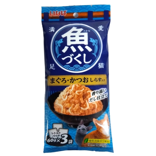 ＩＮ　魚づくしまぐろかつおしらす　６０ｇ&times;３袋