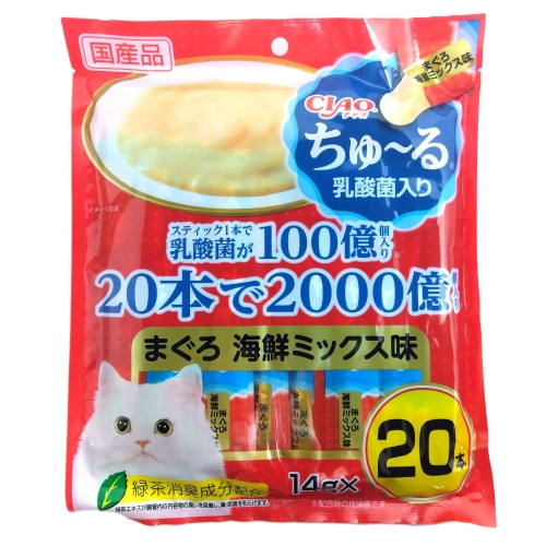ＩＮ　ちゅーるちゅーる乳酸菌まぐろ　１４ｇ×２０