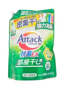 花王　アタック抗菌ＥＸ部屋干し用つめかえ８５０ｇ