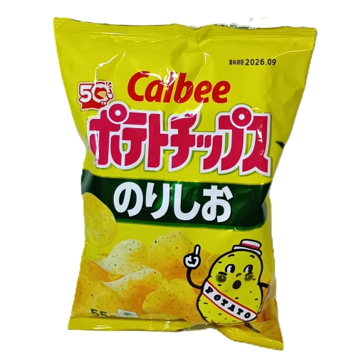 カルビー ポテトチップスのりしお 55g