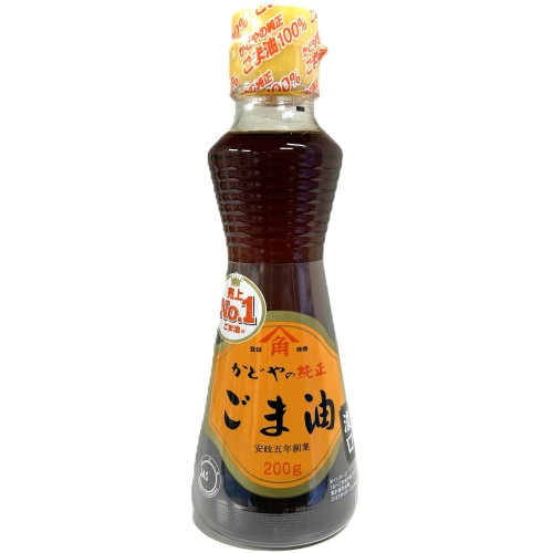 かどや　純正ごま油濃口　２００ｇ