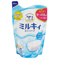 牛乳　ミルキィＢＳやさしいせっけんカエ