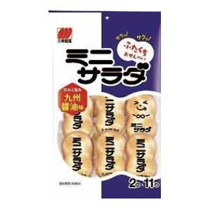 三幸　ミニサラダ九州醤油味　２２枚