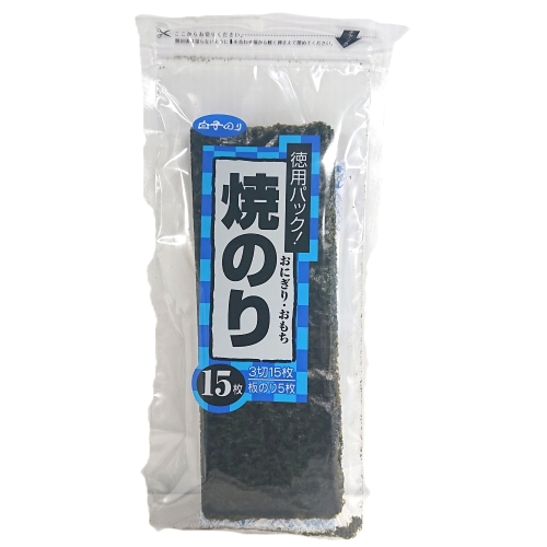 白子　Ｋ焼のりおにぎり　３切１５枚