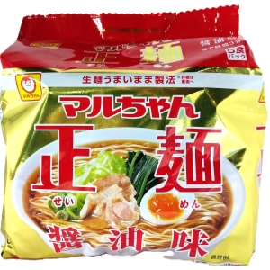 東洋水産 マルちゃん正麺醤油 5P
