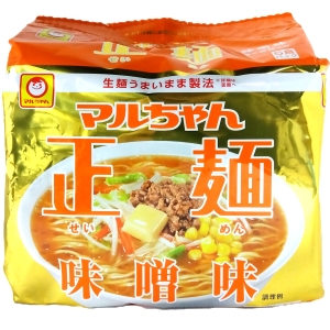 東洋水産 マルちゃん正麺味噌 5P
