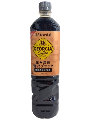 ジョージア　ボトルコーヒー甘さひかえめ　９５０ｍｌ