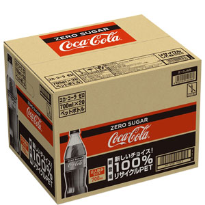 コカコーラ　コカ・コーラゼロ７００ｍｌハコ