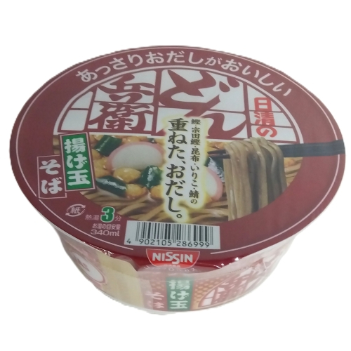 日清 あっさりどん兵衛揚げ玉そば 69g