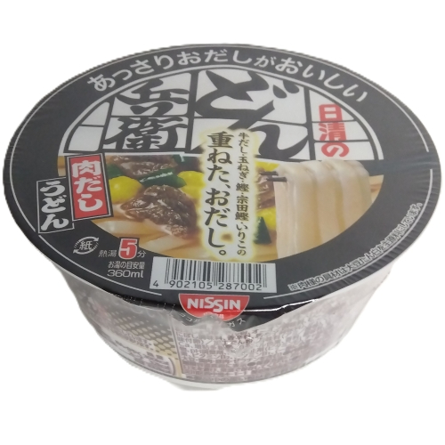 日清 あっさりどん兵衛肉だしうどん 74g