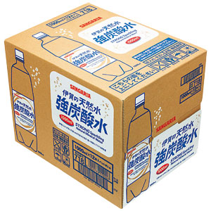 サンガリア 伊賀の天然強炭酸水 1L箱