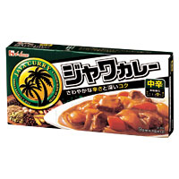 ハウス　ジャワカレー中辛　１８５ｇ