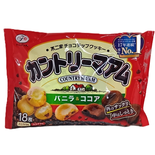 不二家 カントリーマアムバニラ&ココア 18枚