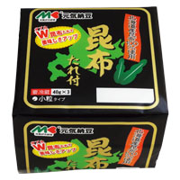 マルキン　元気納豆昆布タレ付　３個組