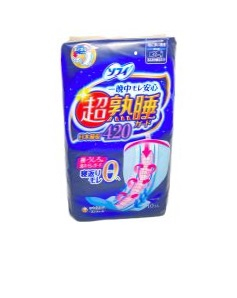 ユニチャーム　ソフィ超熟睡ガード４２０&minus;１０枚
