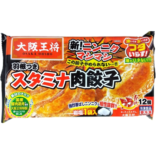 イートアンド　大阪王将羽根つきスタミナ肉餃子　１２